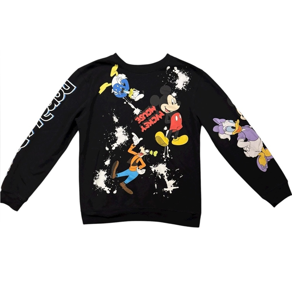 Disney Black Sweatshirt with Iconic Characters - Picture 3 of 14